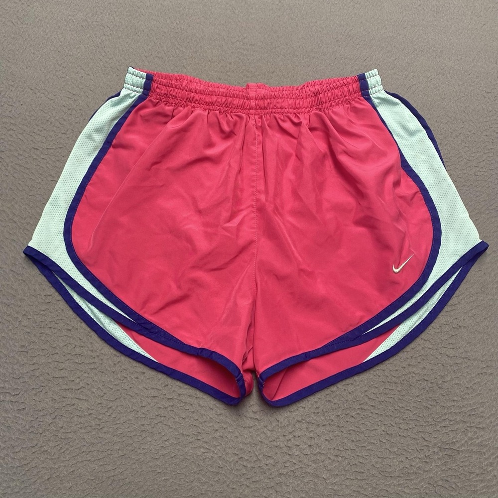 Nike Shorts Womens Medium Pink Dri-FIT Tempo Running 3 In Lined Athletic Gym